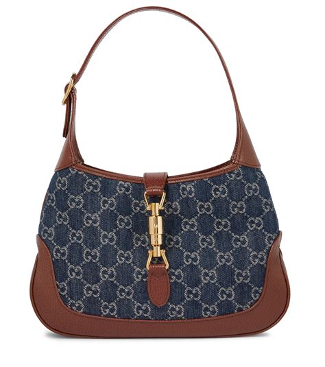 gucci medium handbags|Gucci mini denim bag.